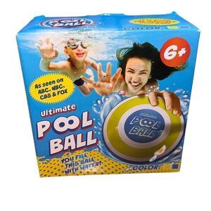 Ultimate pool ball: you fill this ball with water as seen on ABC, NBC & Fox gift